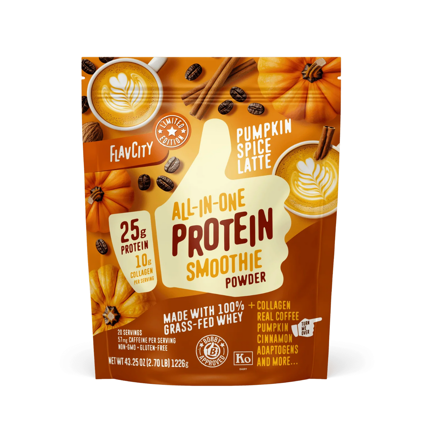 Pumpkin Spice Latte Protein Smoothie